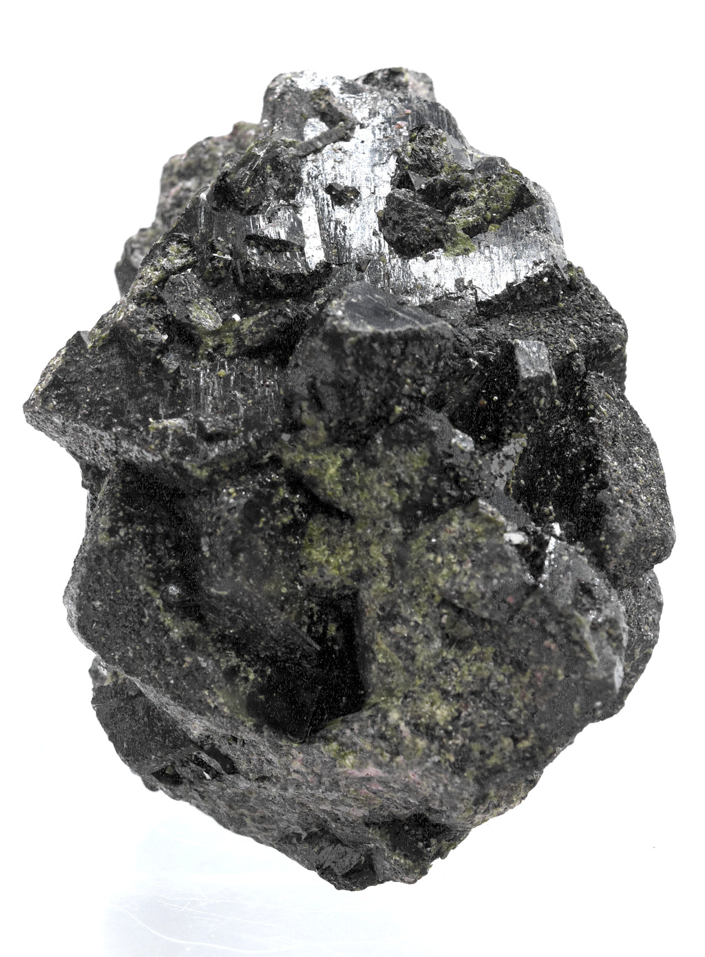 Beautiful Large Epidote Crystals Cluster - 337g