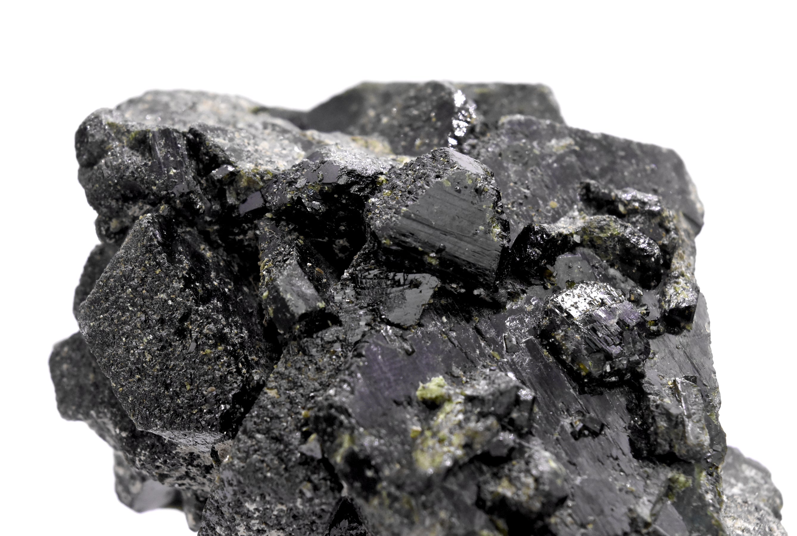 Beautiful Large Epidote Crystals Cluster - 337g