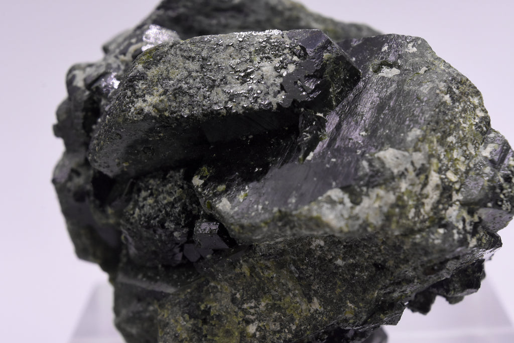 Beautiful Large Epidote Crystals Cluster - 337g