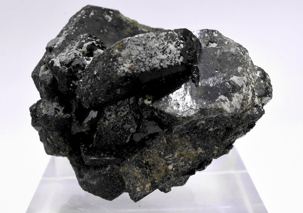 Beautiful Large Epidote Crystals Cluster - 337g