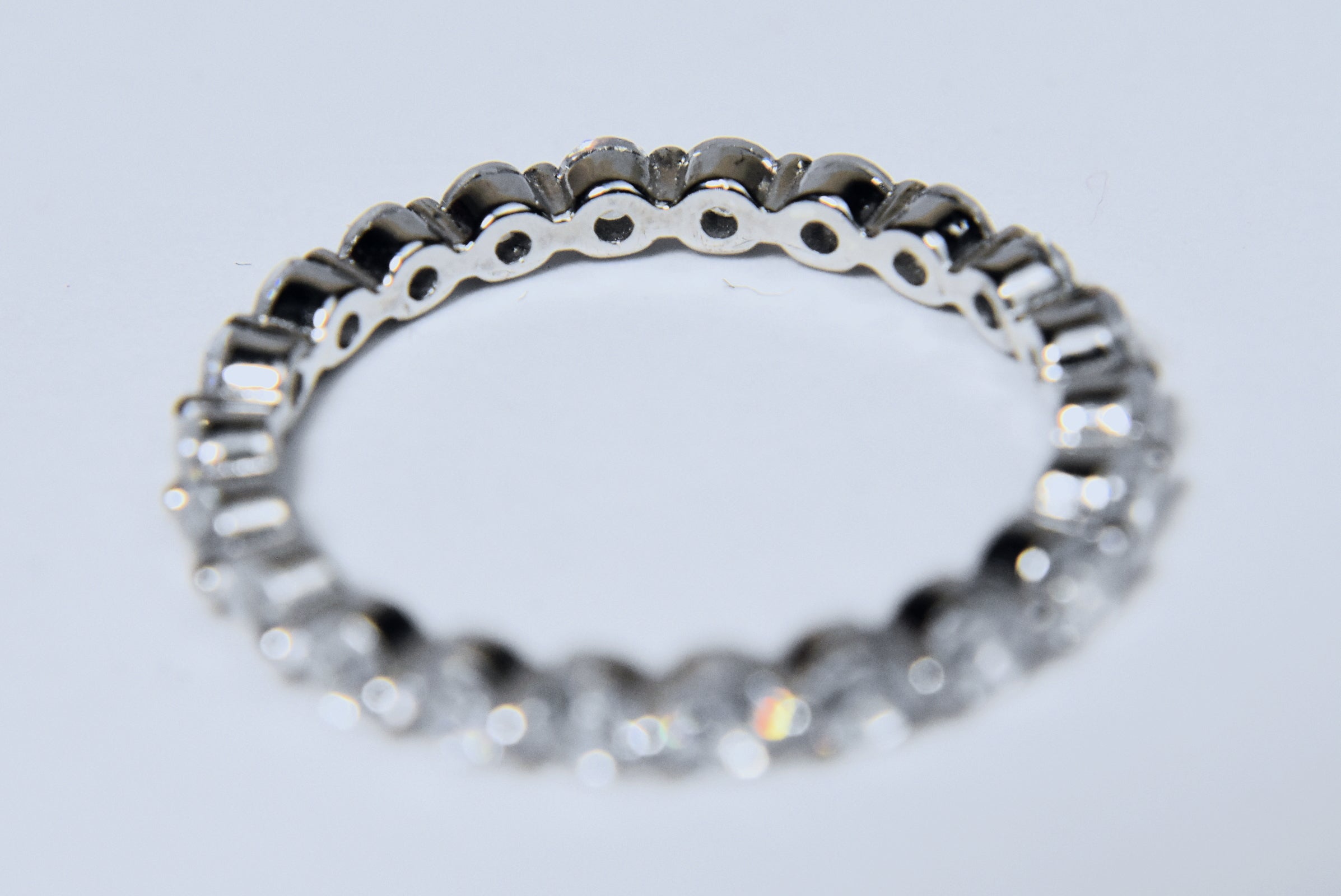 Sterling Silver Eternity Band - Size 8