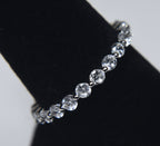 Sterling Silver Eternity Band - Size 8