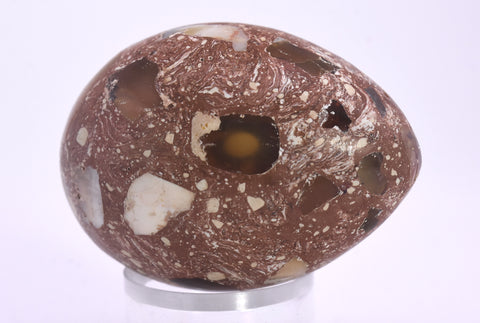 Stunning Vintage Mexican Fire Opal Polished Egg