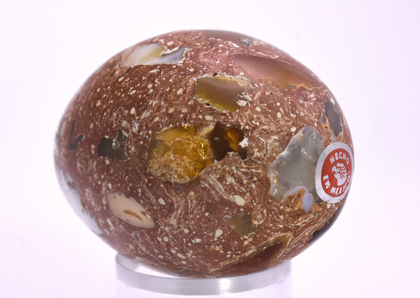 Stunning Vintage Mexican Fire Opal Polished Egg