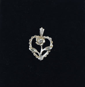 Flower Heart Pendant