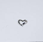 Folded Silver Heart Pendant