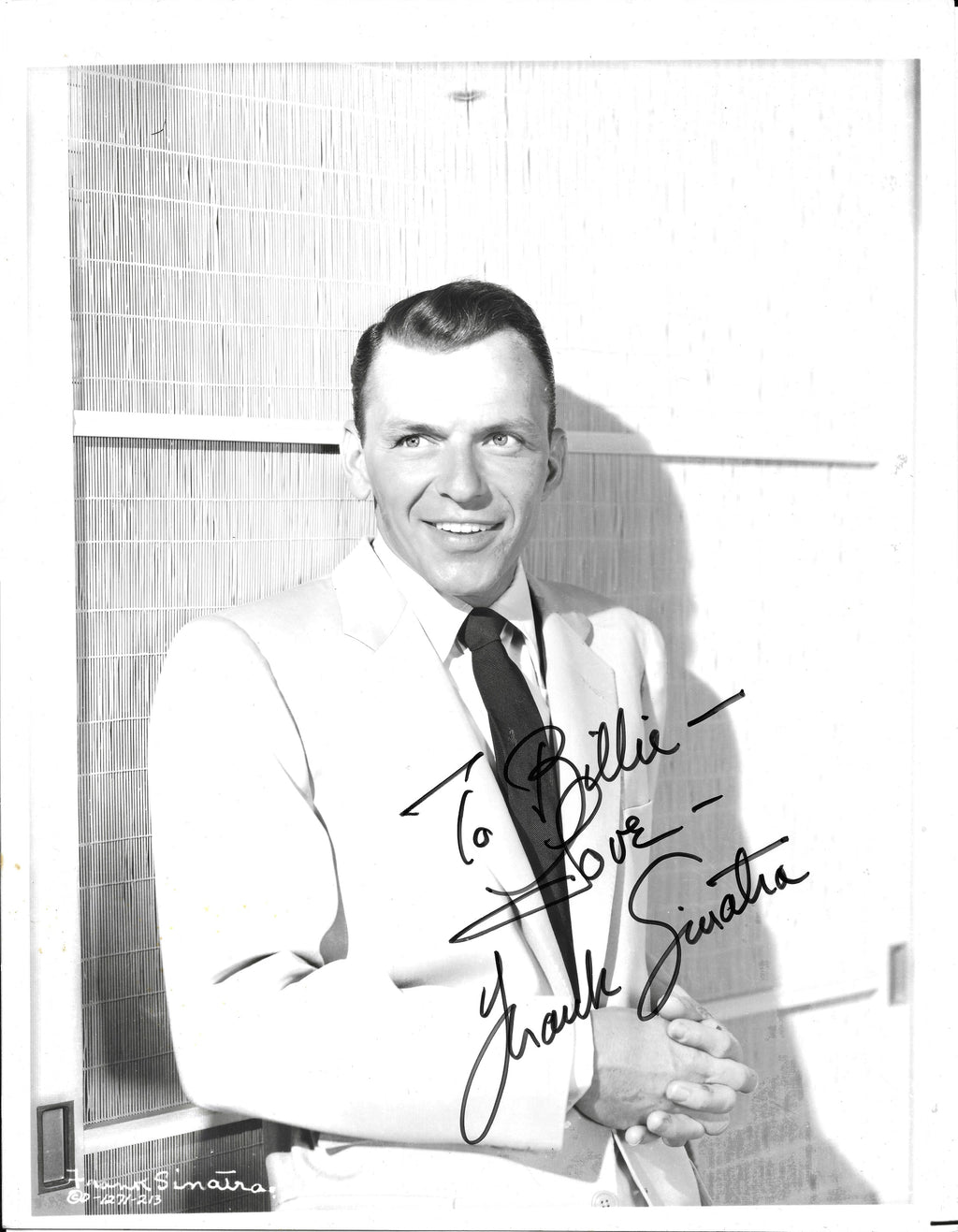 Frank Sinatra Autographed Photograph