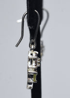 Gemstone Flower Earrings