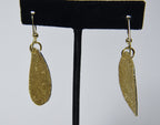 Golden Glittery Earrings