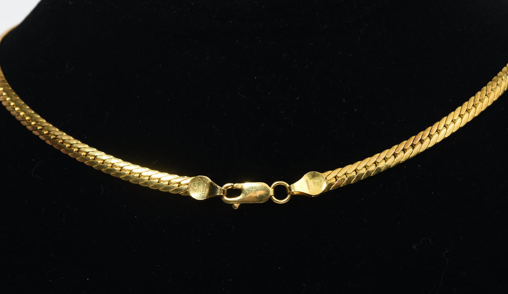 Gold Vermeil Chain Link Necklace - 18"