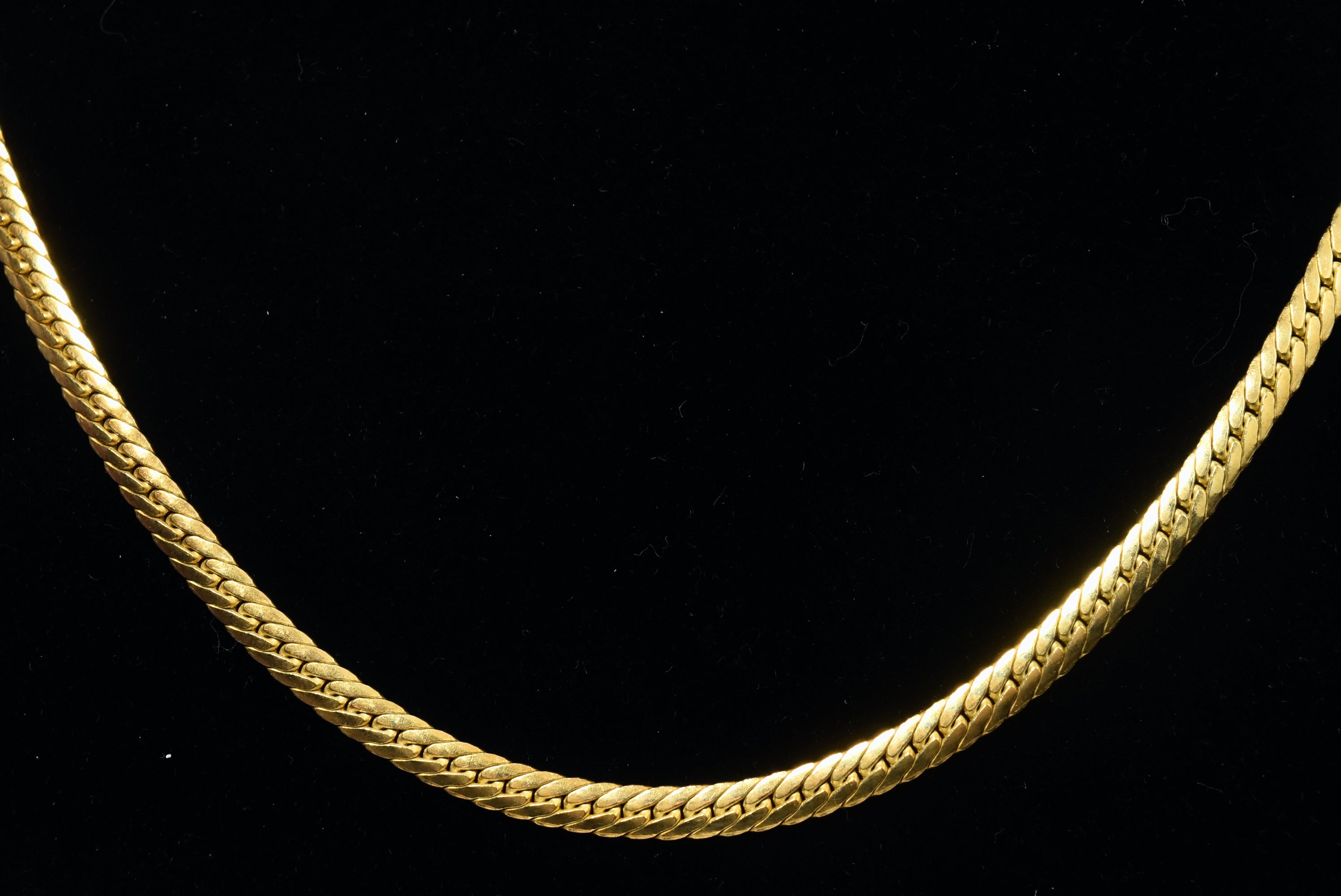 Gold Vermeil Chain Link Necklace - 18"
