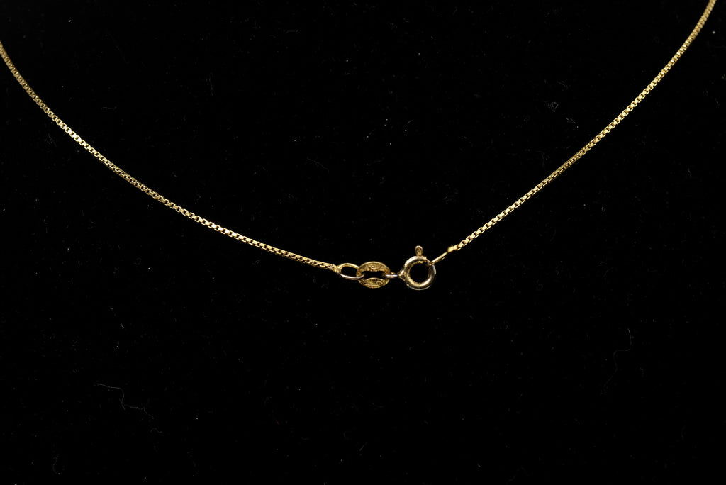 Ross-Simons - Gold Vermeil Square Cubic Zirconia Pendant on Gold Vermeil Chain - 18"