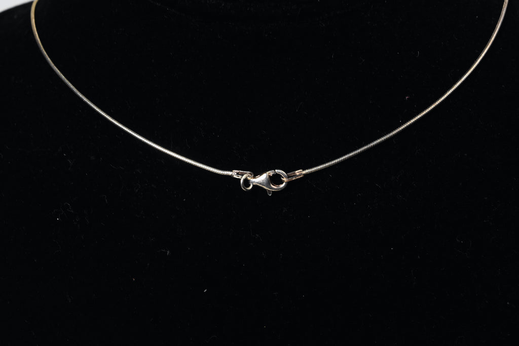 Gold Plated Sterling Silver Diamond Twisted Cross Pendant on Sterling Silver Chain Necklace