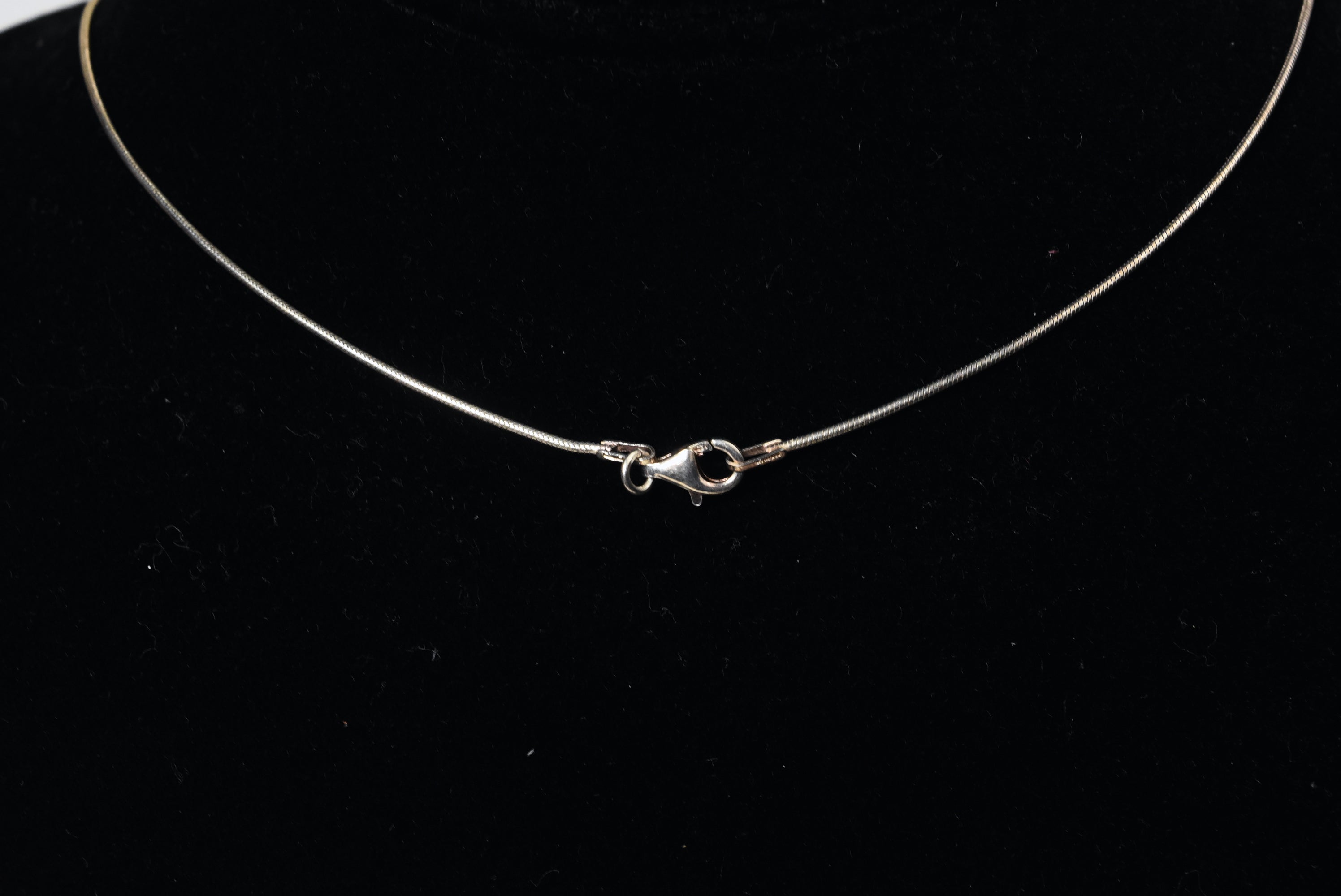 Gold Plated Sterling Silver Diamond Twisted Cross Pendant on Sterling Silver Chain Necklace