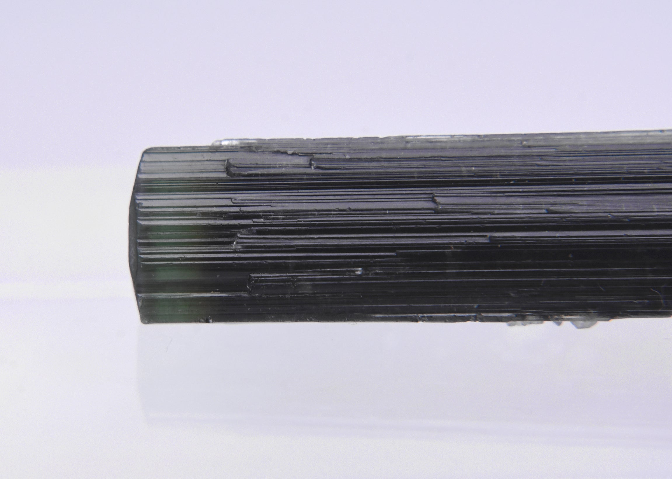 Green Tourmaline Pinacoid Terminated Crystal Specimen - Pakistan - 6g