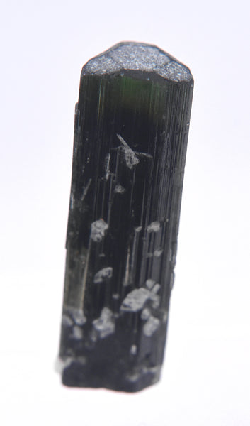 Green Tourmaline Pinacoid Terminated Crystal Specimen - Pakistan - 6g
