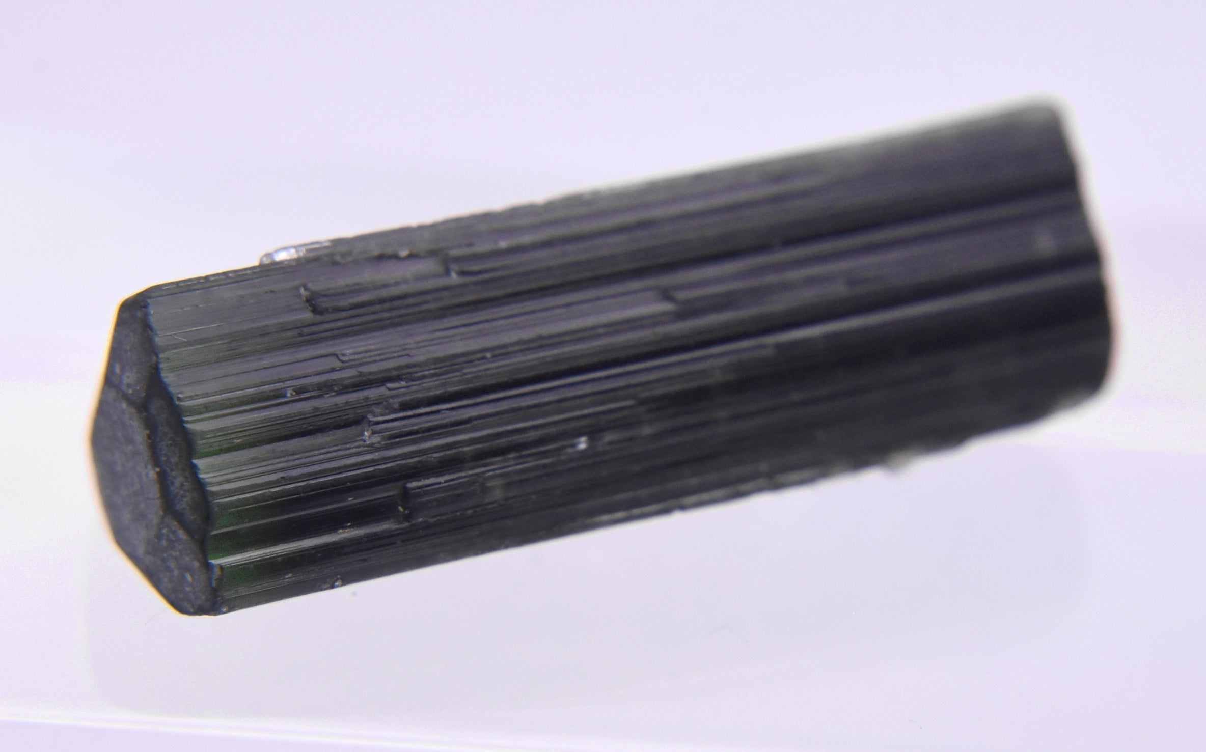 Green Tourmaline Pinacoid Terminated Crystal Specimen - Pakistan - 6g