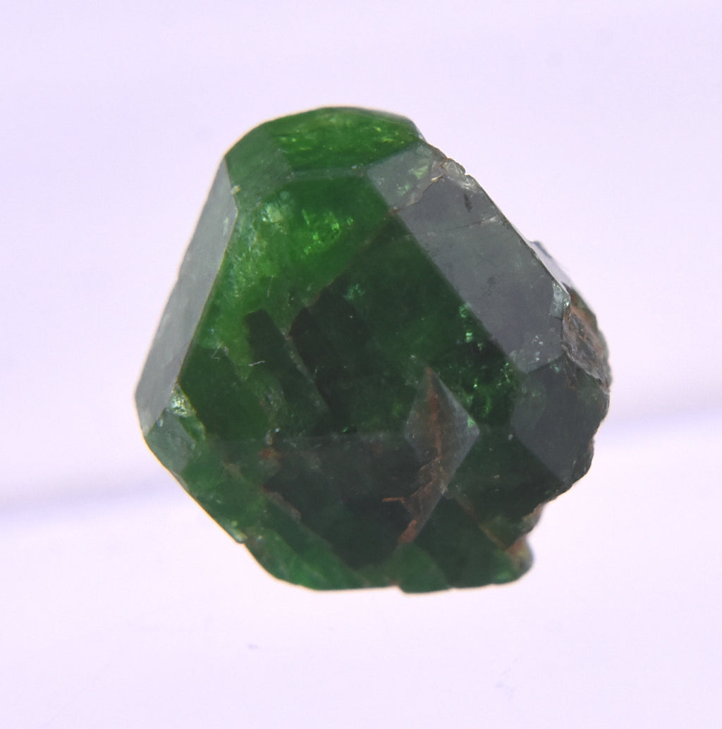 Stunning Vivid Green Triangular Face Tourmaline Nugget Crystal - 1.2g