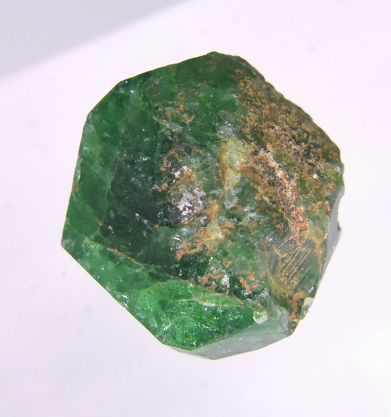 Stunning Vivid Green Triangular Face Tourmaline Nugget Crystal - 1.2g