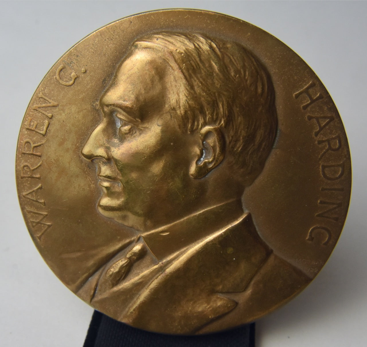 Warren Harding Bronze Table Medal