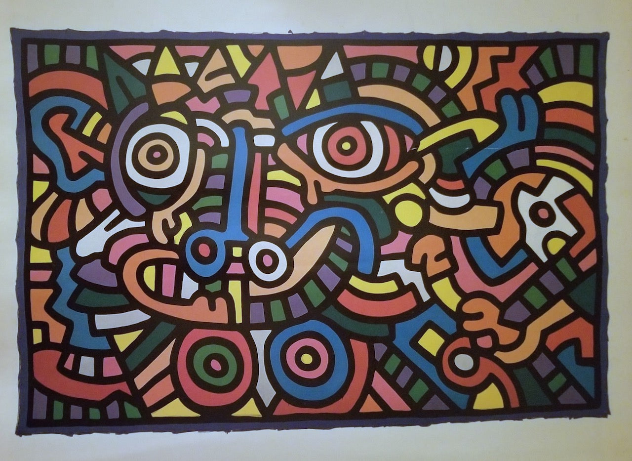 Keith Haring - "Untitled, September 12, 1986" Vintage Unframed Poster