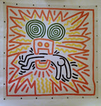 Keith Haring - "Untitled, November 1983" Vintage Unframed Poster