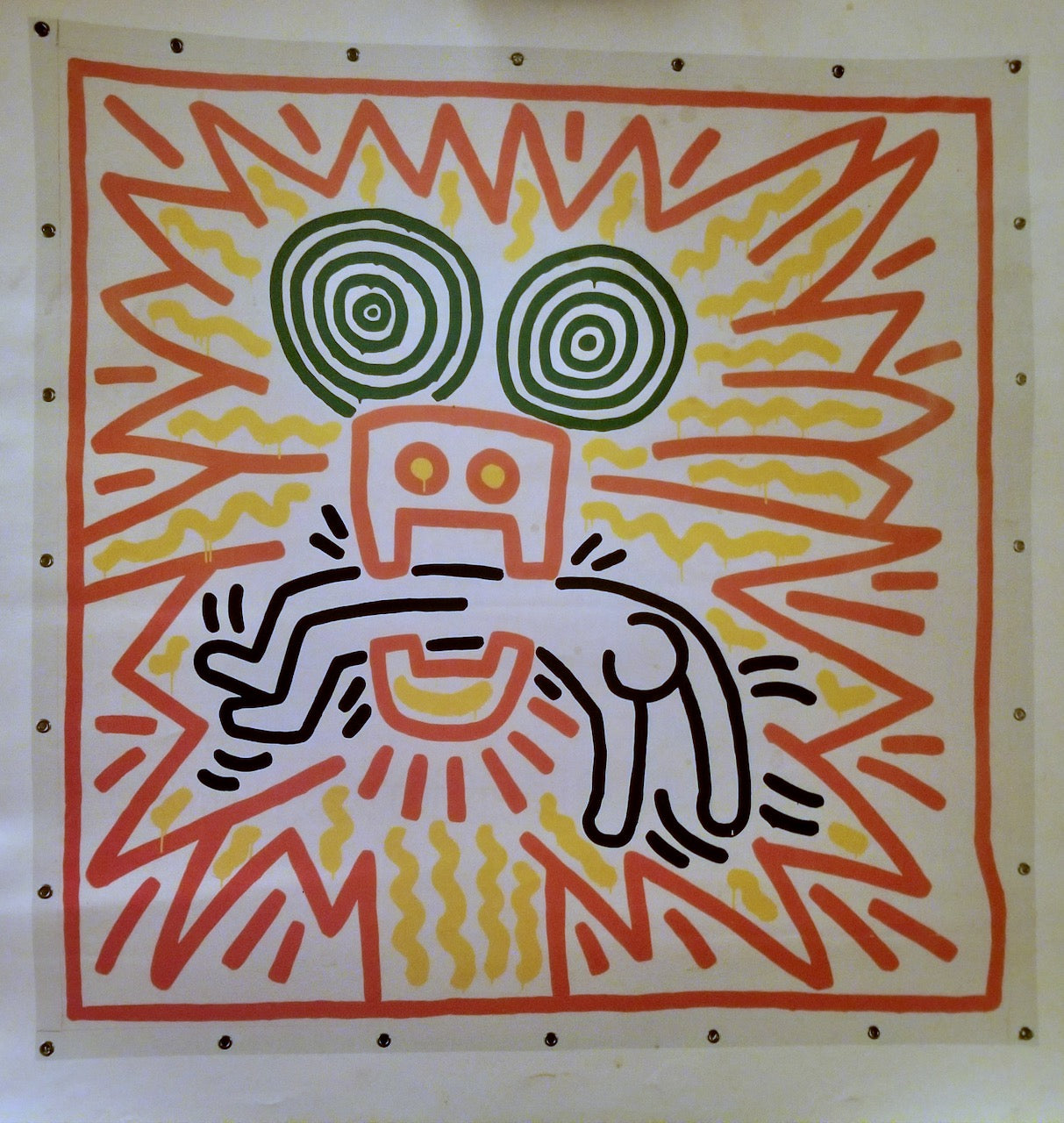 Keith Haring - "Untitled, November 1983" Vintage Unframed Poster