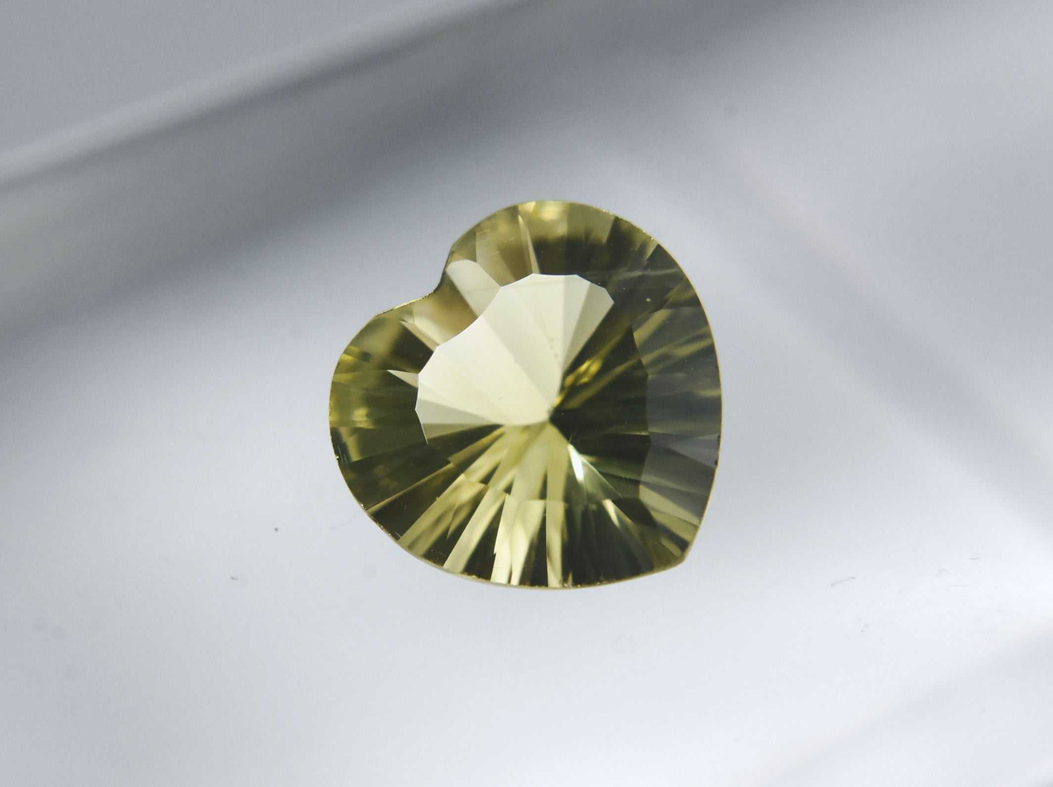 Single Heart Cut Lemon Quartz Loose Gemstone