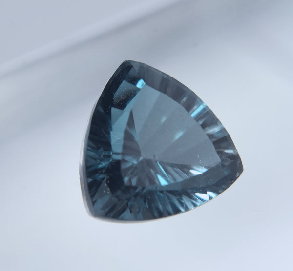 Indicolite Quartz Triplet Trillion - 3.99ct