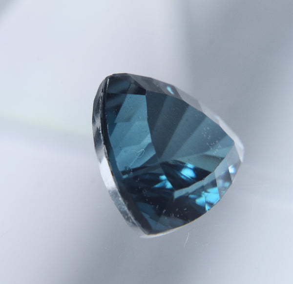 Indicolite Quartz Triplet Trillion - 3.99ct