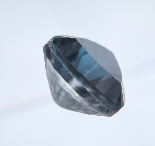 Indicolite Quartz Triplet Trillion - 3.99ct