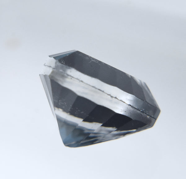 Indicolite Quartz Triplet Trillion - 3.99ct