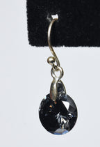 Iridescent Foil Backed Glass Earrings