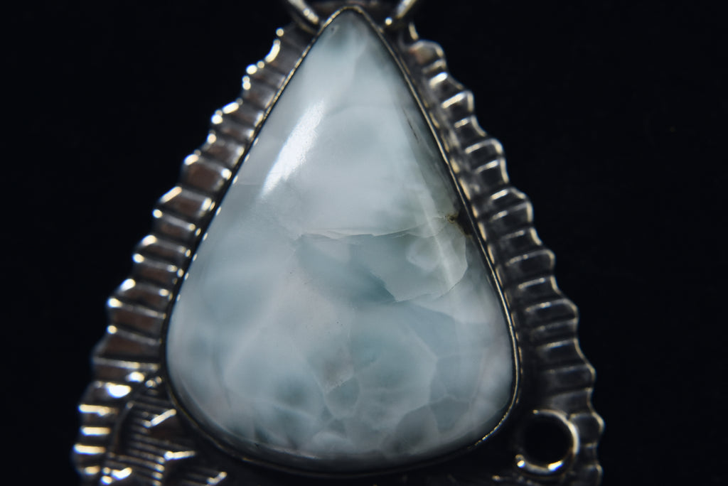 Sterling Silver Larimar Pendant