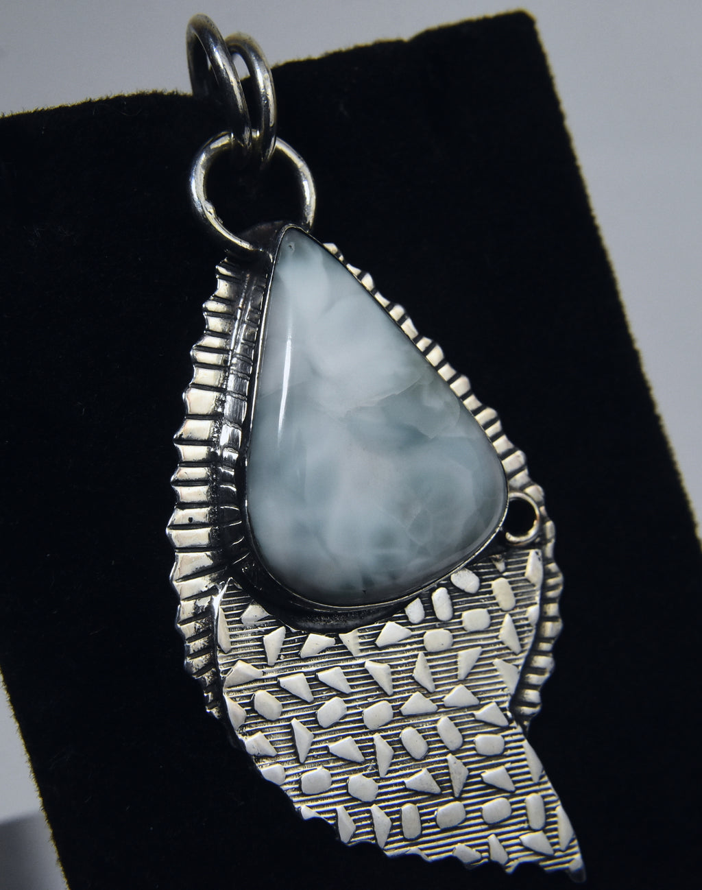 Sterling Silver Larimar Pendant