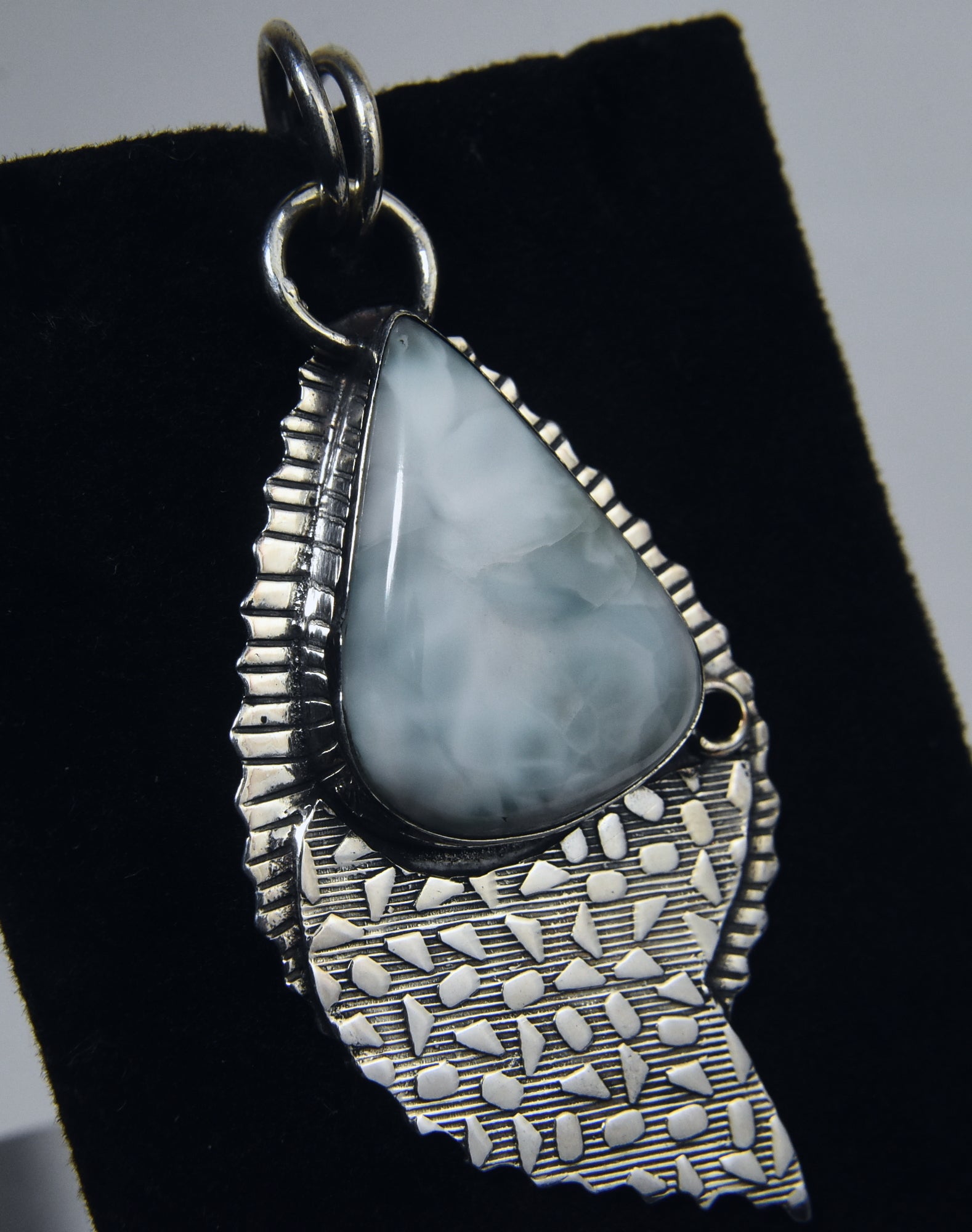 Sterling Silver Larimar Pendant