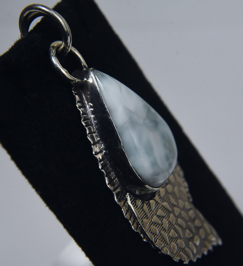 Sterling Silver Larimar Pendant