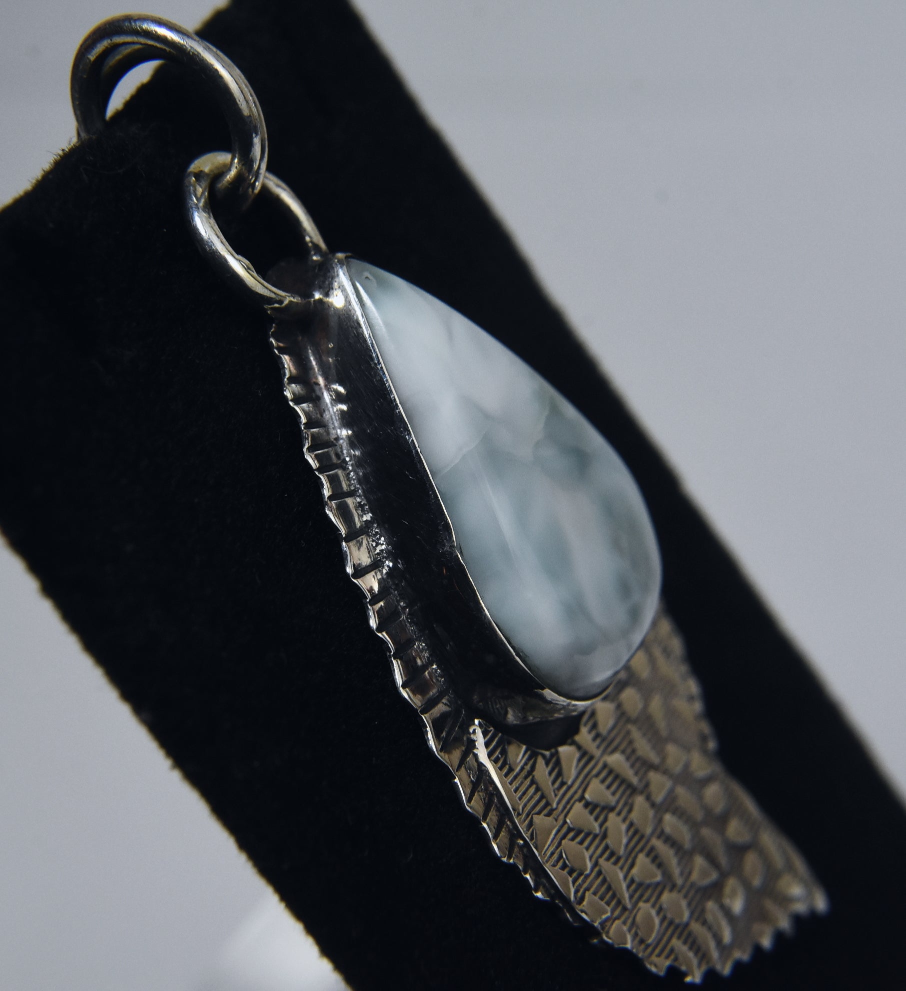 Sterling Silver Larimar Pendant