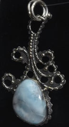 Sterling Silver Larimar Pendant
