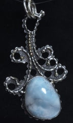 Sterling Silver Larimar Pendant