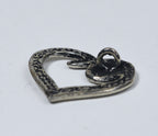 Silver Tone Heart Pendant