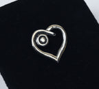 Silver Tone Heart Pendant