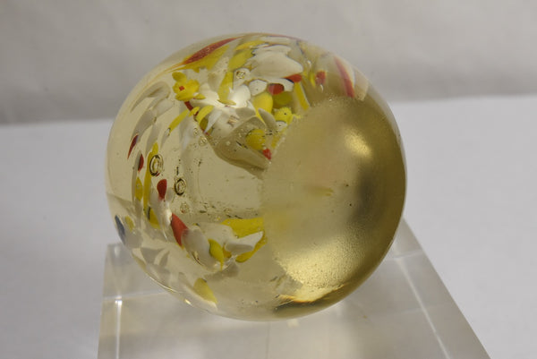 Glass Egg Paperweight