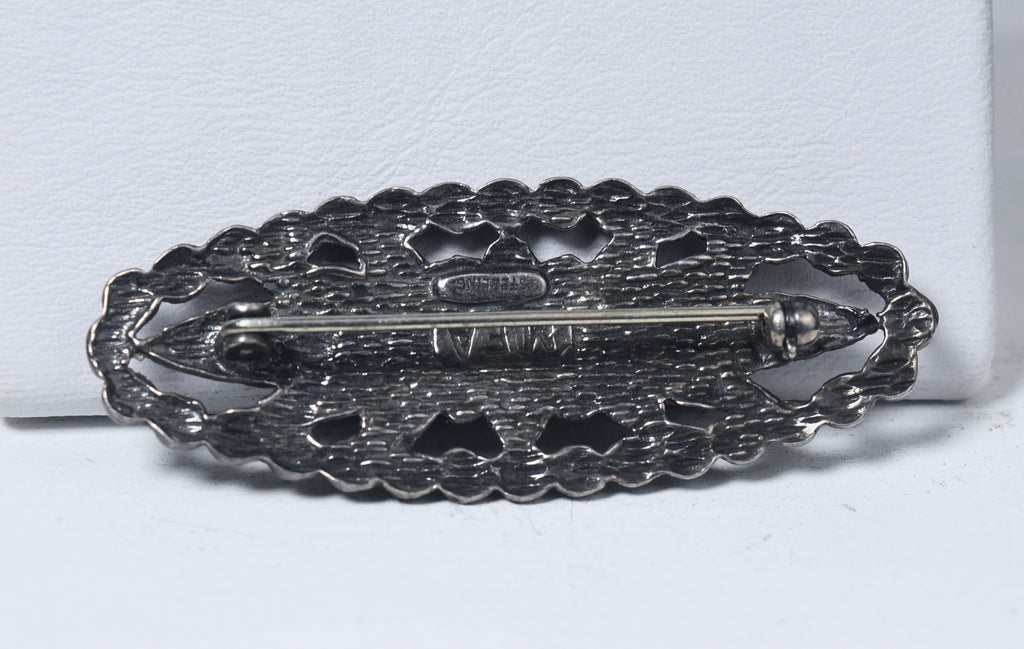 Vintage MFA Sterling Silver Brooch