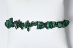 Malachite Chip Bead Stretch Bracelet
