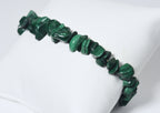 Malachite Chip Bead Stretch Bracelet