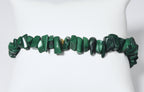 Malachite Chip Bead Stretch Bracelet