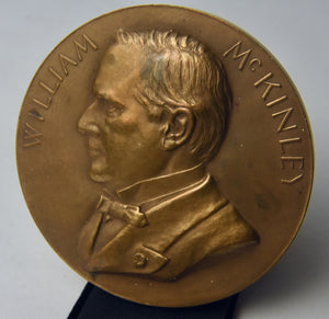 William McKinley Bronze Table Medal