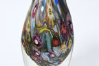 Heavy Enclassed Glass Milefiori Vase