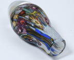 Heavy Enclassed Glass Milefiori Vase